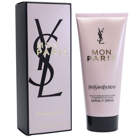 yves saint laurent body lotion mon paris|ysl mon Paris collection.